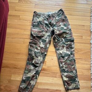 Anthropologie Floral Lined Pants